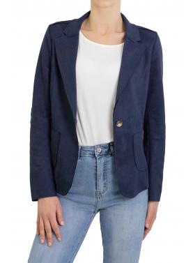 Giacca in ecorenna  scamosciato